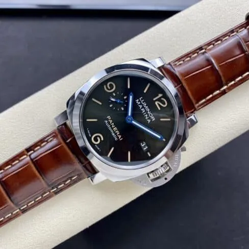 Dachang high-quality replicaPanerai white steel green dialPAM1116 watch clasp picture