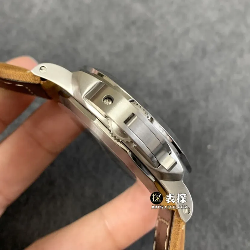 TTF factory Panerai Lumino watch men's white dialleather strap model pictures and prices clasplive photos