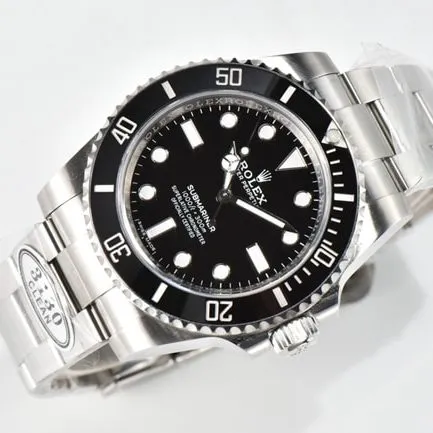 CLEAN Factory Top Rolex Men's Watch, Black Dial, Steel Band, V4 Latest Version, Mechanical Watch, Buckle Photo