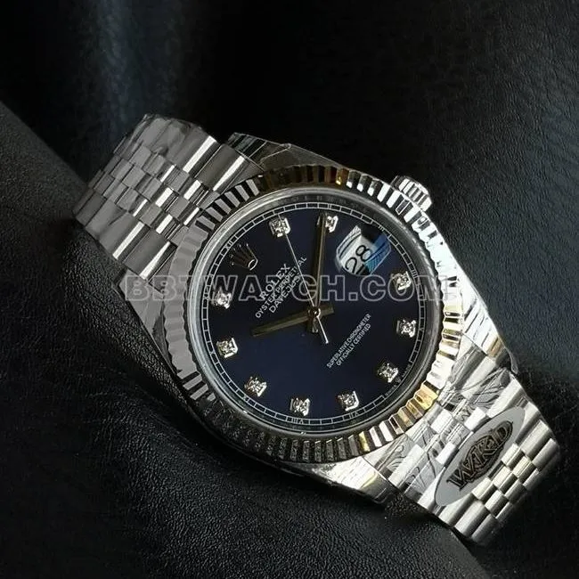 Watch WKD Factory Datejust Rolex 41mm Blue Dial 126331 Front Real Shot