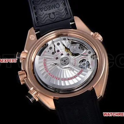 watch N1 factory SeamasterOmega 600m black dialrose gold leather braceletfront live photo
