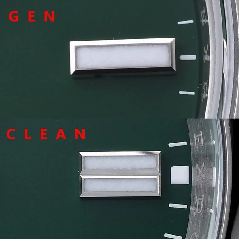 Rolex1:1replica, Oyster Perpetual watch, front comparison picture
