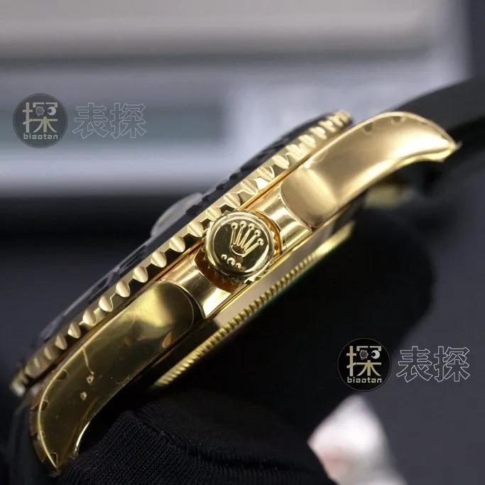 VS gold yacht Rolex yacht master type top-tier replicaclasp engraving