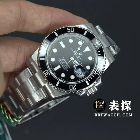 VS FactoryRolexSubmariner1:1super watch black dialBlack Submarinersteel bracelet picture and price front live photo