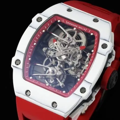 The latest top-grade Richard Mille sports tourbillon men's watch clasp picture