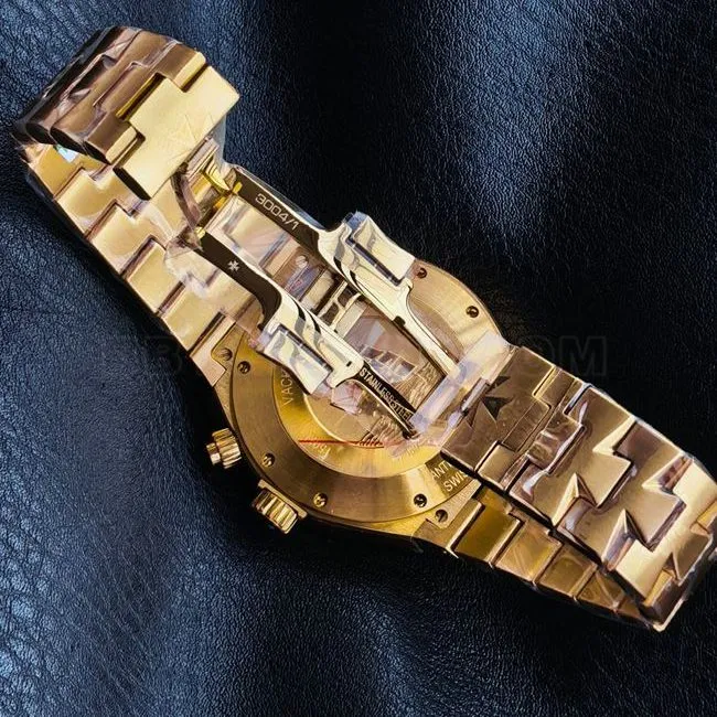 The collectible watch KR factory across the world Vacheron Constantinyellow goldwhite dial47450clasplive photos