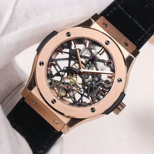 Hublotreplica watch (Hublot) classic fusion CLASSIC FUSION series tourbillon watch side view