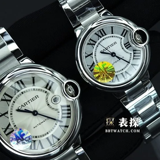 AF FactoryCartier blue balloon top-tier watch couple model white dialsteel bracelet picture and price front live photo