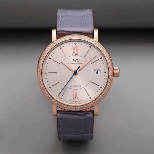 IWCreplica watch masterpiece women's model Portofino extremely elegant top-tierladies' watchclasp picture