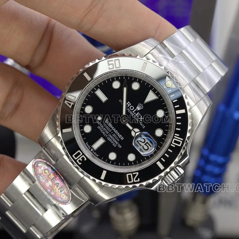 RolexSubmariner type 1:1top-tier replicaC factory Black Submariner41mmclasp