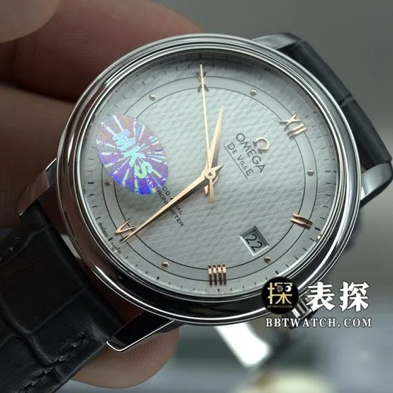 MKS FactoryOmega Die Fei top-tier watch white dial gold needle leather strap model pictures and prices clasplive photos