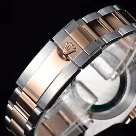top-tier replicaVRolex indirect black dialGMT-MasterGMT full series watch side view
