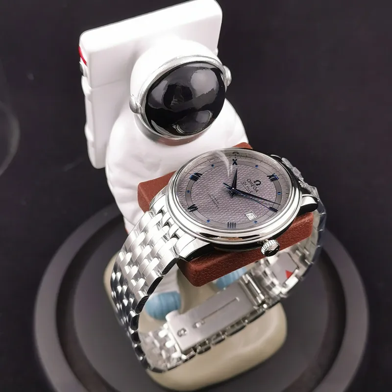Omega De Ville Grey dial mechanical steel
