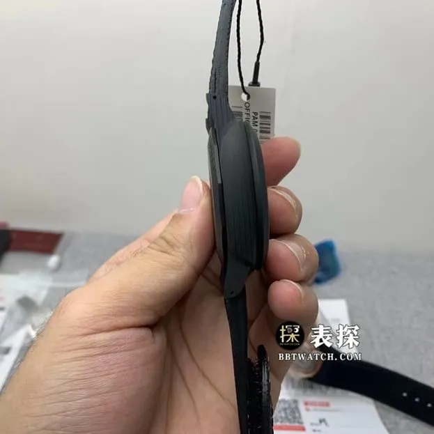Panerai Lumino PAM01118top-tier 1:1super watch men's black dialleather strap picture and price side live photo