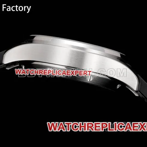 top-tier watch pilot TWS factory IWC black dial rubber model side live photo