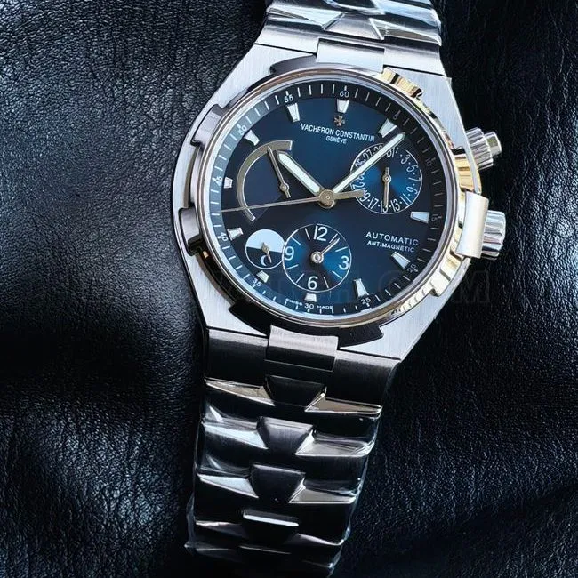 The best replica watch KR factory Vacheron Constantin travels all over the world blue dial47450front live photo