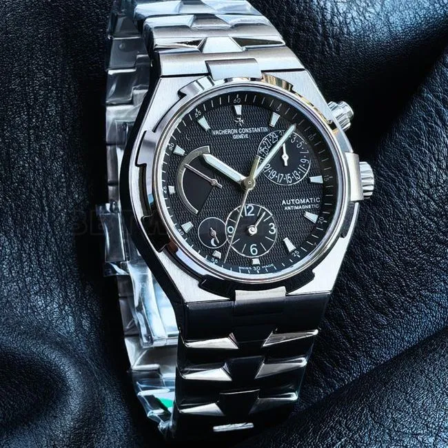 collectible watch KR factory Vacheron Constantin travels all over the world black dial47450front live photo