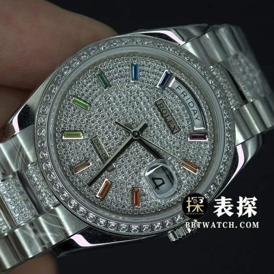 BP Factory Rolex Day-Date Super A Watch Full Star Dial Steel Band Model Pictures and Price List Real Shot strap pictures