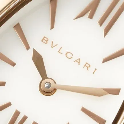 BV factory top-tier watch Bvlgariquartz women's white dialceramicbracelet watch detail shots