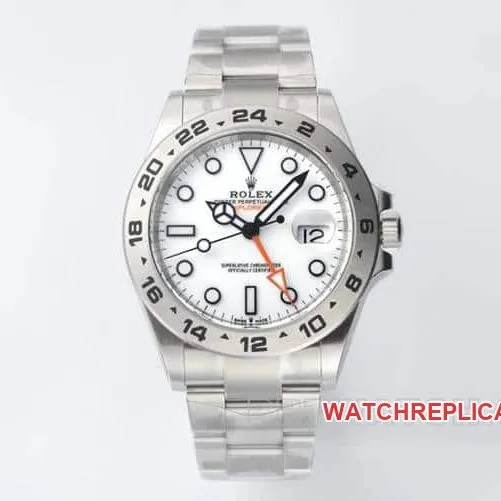 CleanRolex Explorer top-tier replicawhite dialsteel bracelet 226570braceletlive photos