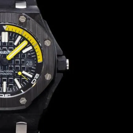 top-tier replicaIP factory Audemars Piguet15707 black ceramic classic ceramic material watch bracelet picture