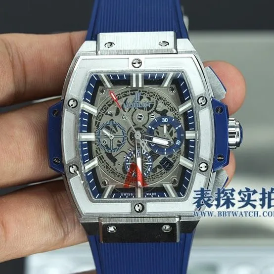 Where to buy Hublot barrel-shaped hollow mechanical men's watch