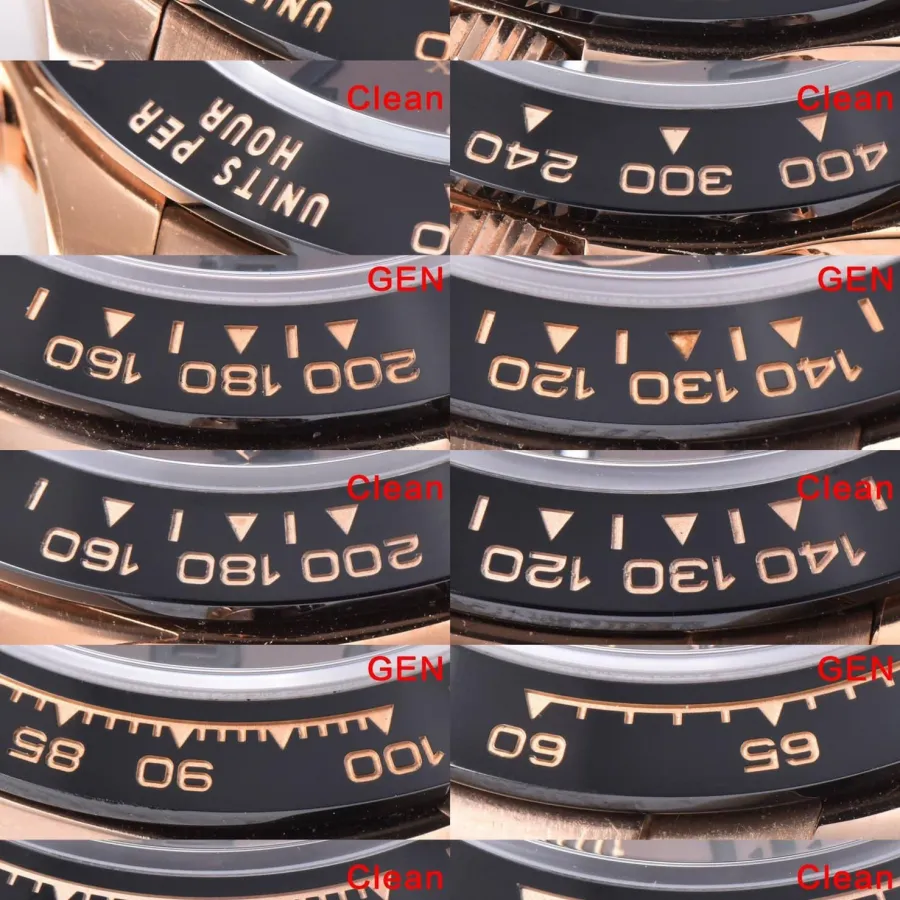 Factory C Daytona116515 Authentic and Fake Comparison Evaluation Rolextop-tier Table Appearance Comparison Chart