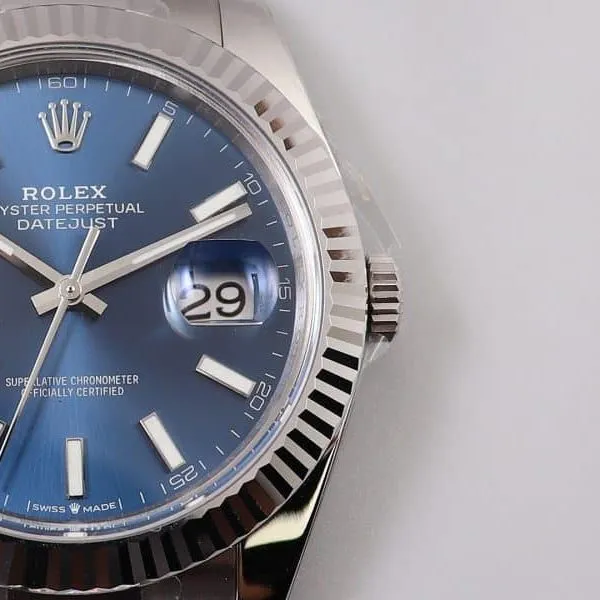 watch ar log Rolex116334-72210blue dial904lstainless steeldetail shots