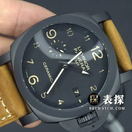 SBF factory Panerai1:1super watch men's black dialleather strap model pictures and prices clasplive photos