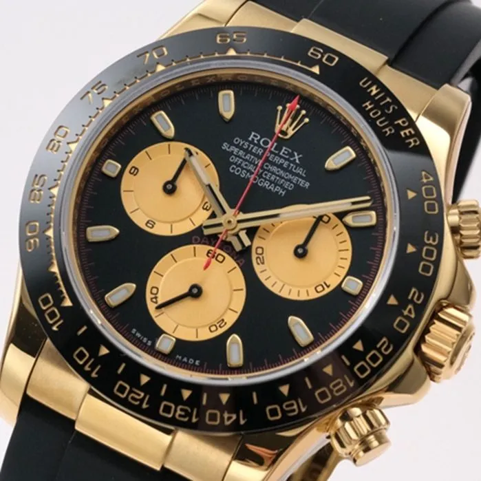 Top-tier watch Rolex men's black dial Cosmograph Daytona watch clasp picture