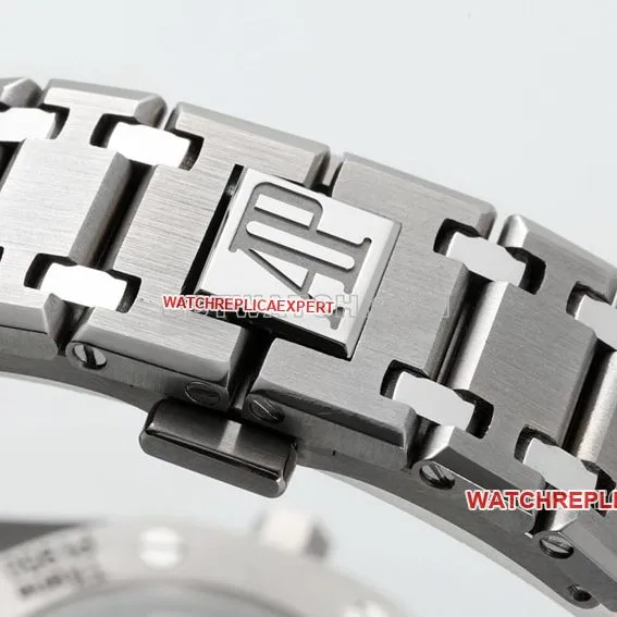 ZFAudemars PiguetRoyal Oak1:1top-tier replica2024 new smoked blue dial15202side live photo