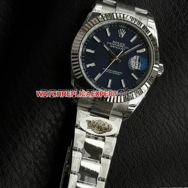 WKD factory top watch Rolex Datejust 41mm blue dial 126331 real shot photo