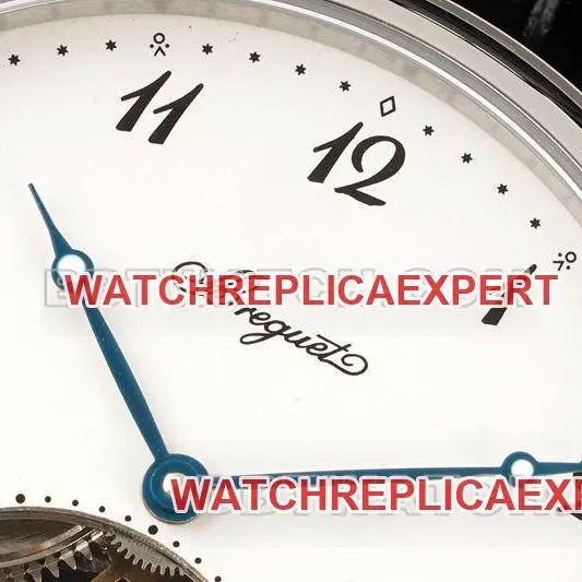Breguet 1:1replica watch RMS factory classic white dialtourbillon mechanical leather strap model braceletlive photos