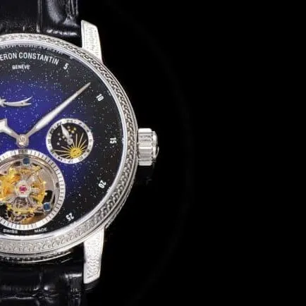 top-tier replicaVacheron Constantin heritage series carved case true flywheel men's watch detail shots