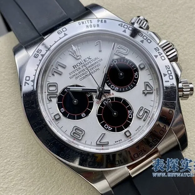 Dachang high-quality replicaC factory Rolex white steel Daytona4130movement40mmbracelet
