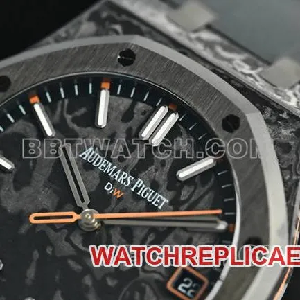 collectible watch Royal OakDiW factory Audemars Piguet carbon fiber orange needle 15500clasplive photos