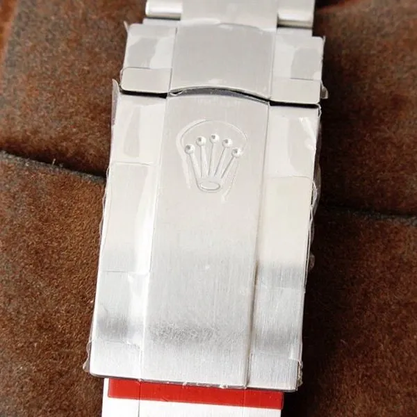 GS factory Rolextop-tier watch Oyster Perpetual Pokémon 41mm silver dial gold needle side view