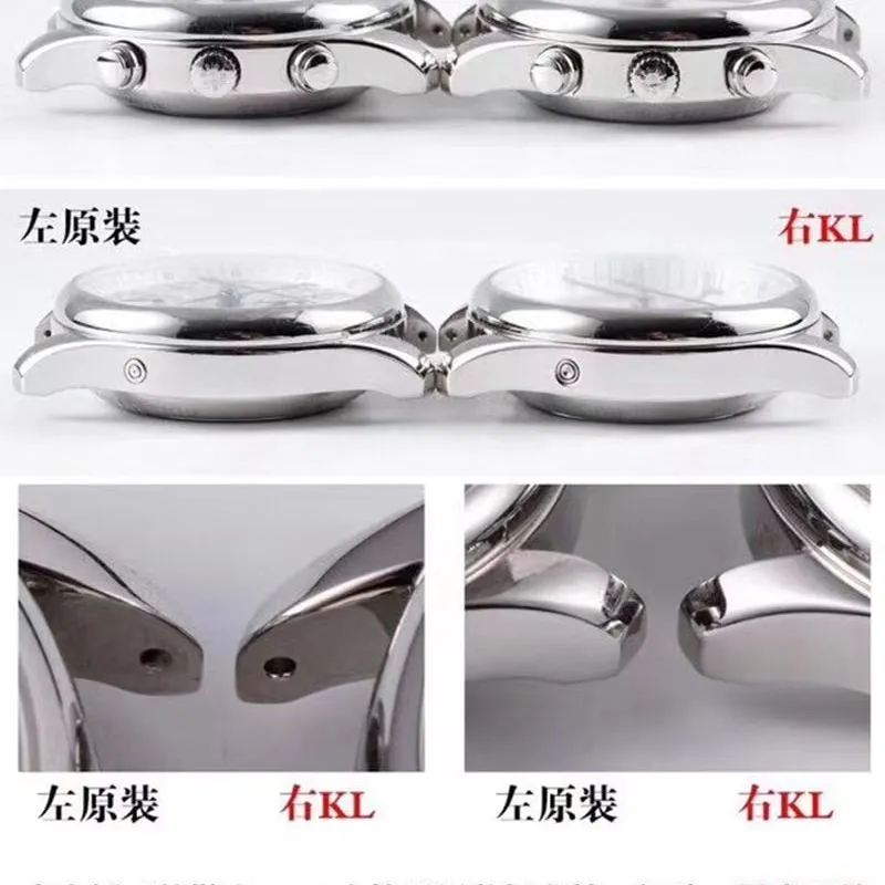 top-tier replicaLongines watch kl factory perfect work famous craftsman eight-pin moon phase true and false comparison review front detail shots