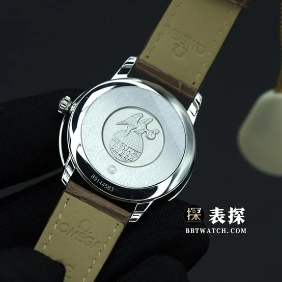 UVS FactoryOmega De Ville 424.10.33.20.52.001top-tier 1:1high-quality watch ladies white dialleather strap model pictures and prices braceletlive photos