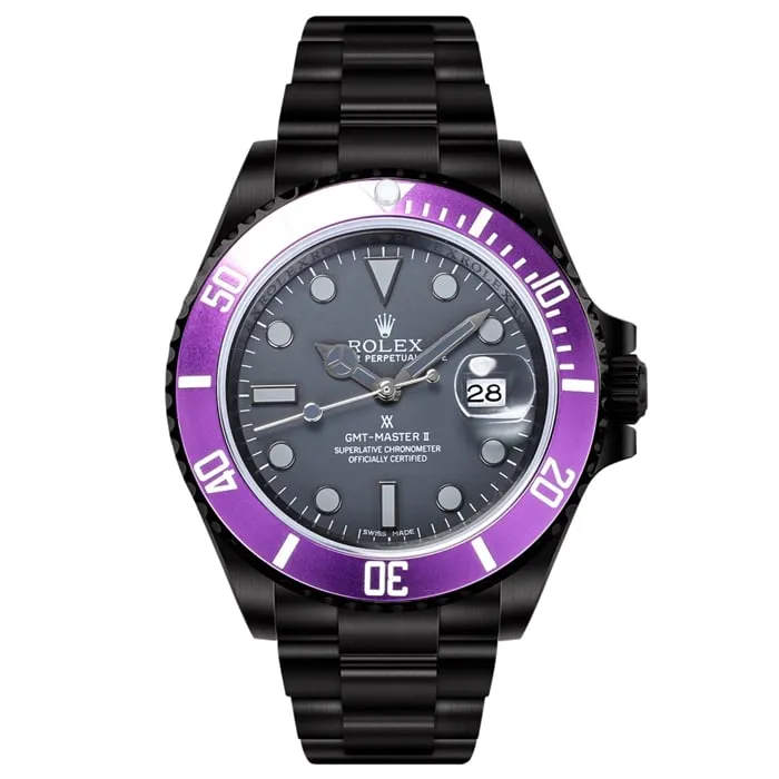 top-tier watch Rolex men's black dial Submariner series steel bracelet watch chain picture
