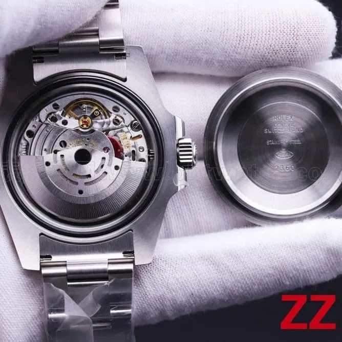 Rolex Black Submariner Watch ZZ Factory Challenges N Factory V10S: Comparative Review with Movement Diagram