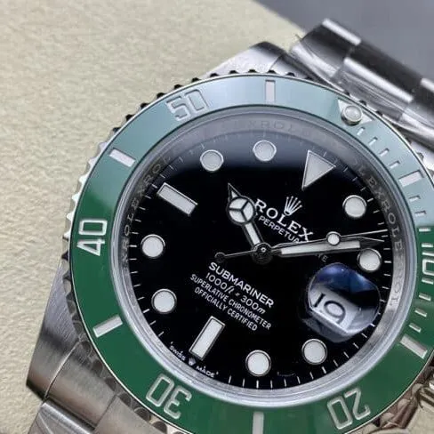top-tier replicaAR super masterpiece Rolex’s latest and best-selling Starbucks Submariner men’s watch clasp picture