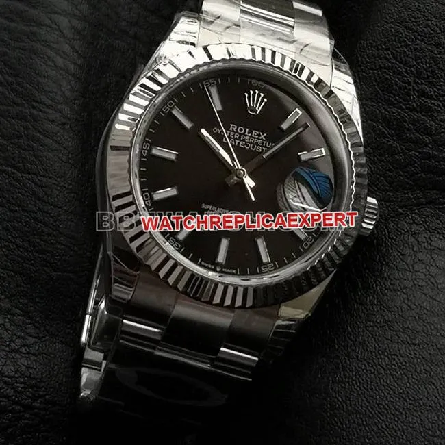 WKD Factory collectible Watch Rolex 41mm Black Dial 126331 Side Real Shot