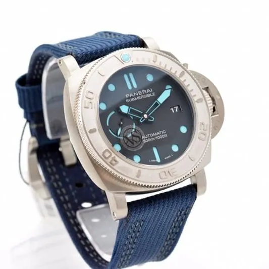 VS Factorytop-tier replicaPanerai new PAM985 diameter 47MM resin fiber cloth watch front view