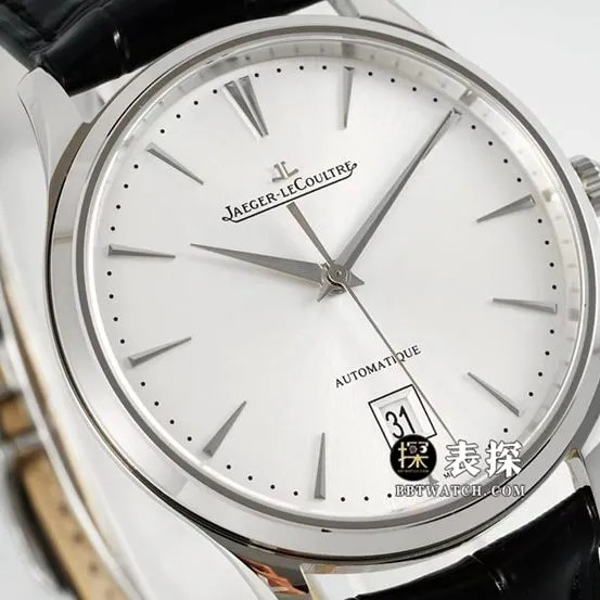 IM Master Jaeger-LeCoultre collectible watches Men's Silver Plate Belt Model 1238420 Side Actual Pictures
