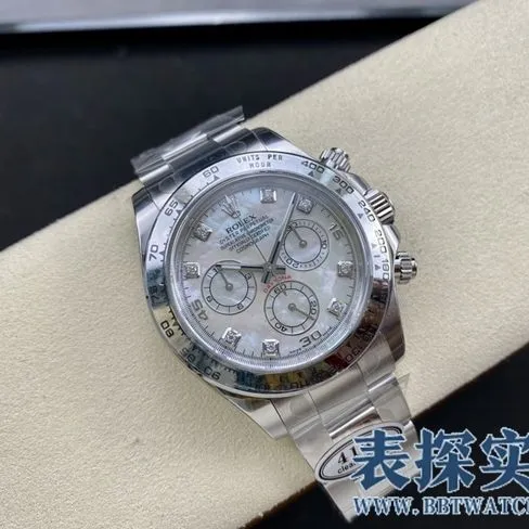 Factory C Rolex moissanite real mica dialDaytonatop-tier _price_picture_how is the quality clasp