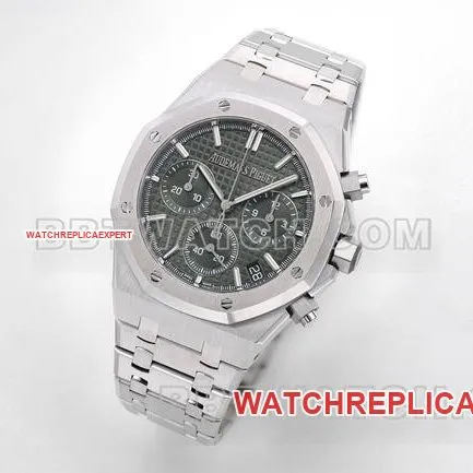 collectible Watches ZF Factory Royal Oak Audemars Piguet Gray Plate Mechanical 26240 Side Actual Photos