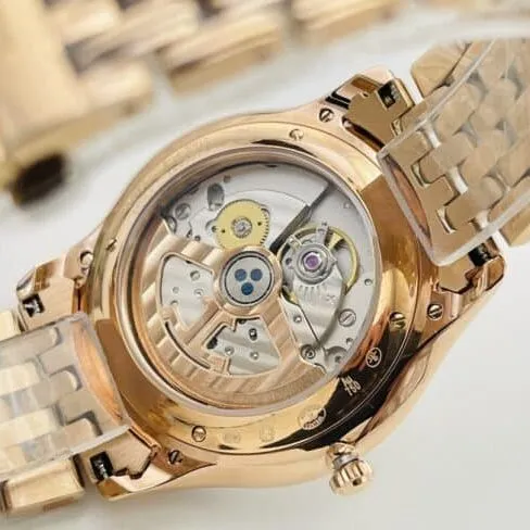 top-tier watch Jaeger-LeCoultre 18k gold men's watch ultra-thin master series movement picture