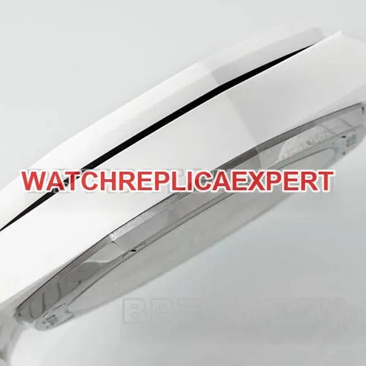 Audemars Piguet1:1replica watch APS factory Royal Oakblack dial mechanical white steel bracelet model 26240side live photo