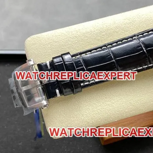 watch BLS factory black white dialBreitling aviation chronographleather strap model side live photo